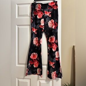 Floral Women’s Bottoms - Black and Red